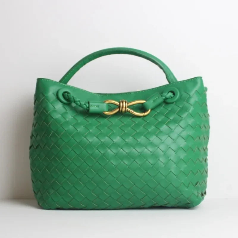 Women Handbags Woven Shouder Bags High Quality Pu Leather Good Quality Bags