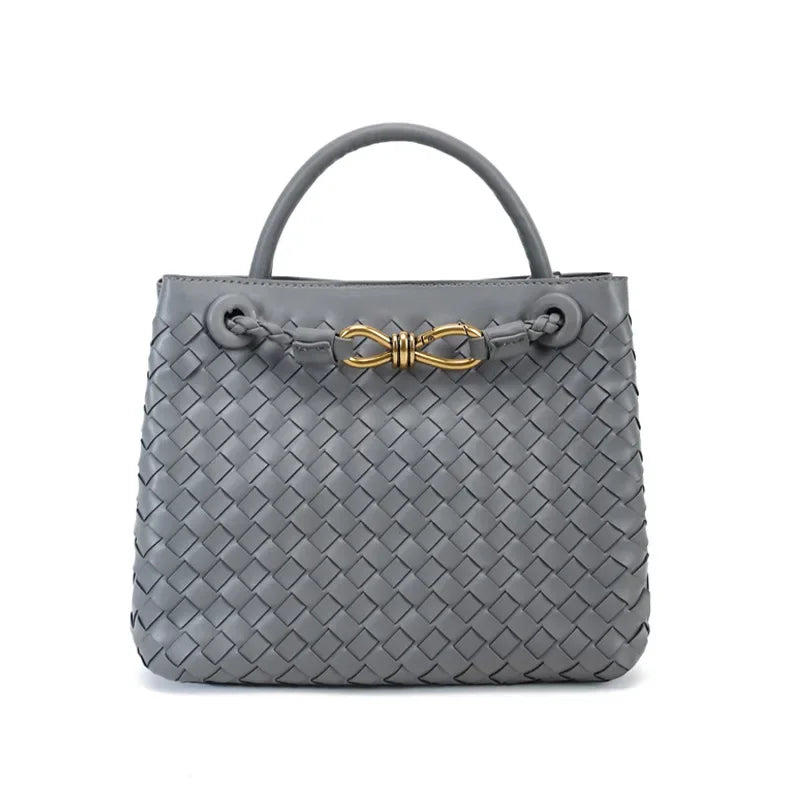 Women Handbags Woven Shouder Bags High Quality Pu Leather Good Quality Bags